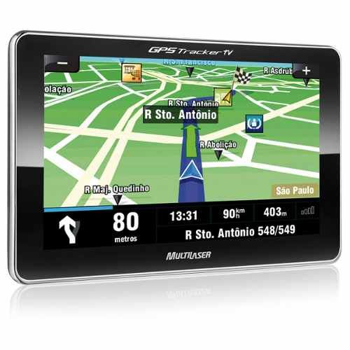 • • • • Gps Automotivo 7 Tv Digital Tracker Multilaser Mp3 T